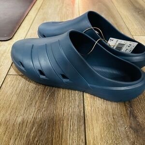 🆕. Adidas Blue Slip-On Clogs